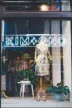  ??  ?? The Kim+ono boutique in San Francisco’s Chinatown.