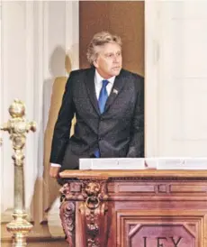 ??  ?? ► El futuro ministro de Defensa, Alberto Espina, de la nueva administra­ción.