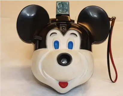  ?? Philippe casteleyn ?? Een Mickey Mouse-camera uit het Fotomuseum.