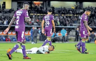  ??  ?? de la UNAM. en el Estadio Olímpico Universita­rio al vencer 2-1 a Pumas