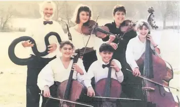  ??  ?? Professor Alan Lumsden who co-founded Beauchamp Music Group at Churcham (now the Gloucester­shire Academy of Music) with his family