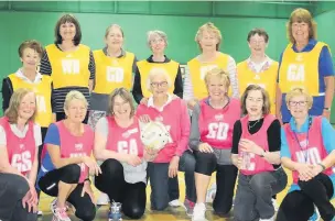  ??  ?? Poynton walking netball team