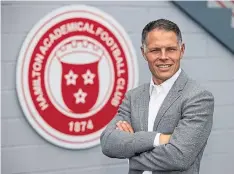  ?? ?? New Hamilton Accies boss John Rankin