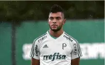  ?? Cesar Greco / Agência Palmeiras ?? Miguel Borja treina na Academia de Futebol para o clássico