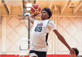  ?? ISAIAH J. DOWNING/USA TODAY SPORTS ?? U.S. junior national team participan­t Jalen Green reportedly won’t make his college decision until after his high school season.