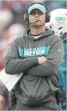  ?? GETTY IMAGES ?? The Dolphins fired coach Adam Gase, who went 23-25 in three seasons.