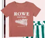  ?? ?? $59.99 RVCA x Camille Rowe tee rcva.com.au