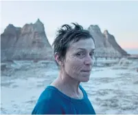  ?? THE ASSOCIATED PRESS ?? The Toronto Film Critics Associatio­n named Frances McDormand Best Actress for her role in “Nomadland.”