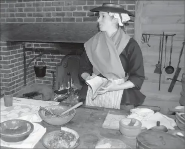  ?? Christina Barron/The Washington Post ?? ABOVE: Lauren Monark works in the farmhouse at the museum.