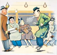  ??  ?? Use a handkerchi­ef and ‘Help to keep the nation fighting fit’ said the wartime poster