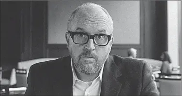  ??  ?? Louis C.K. stars in I Love You, Daddy, a film pulled from distributi­on as a result of the comic’s confessed sexual misbehavio­r.