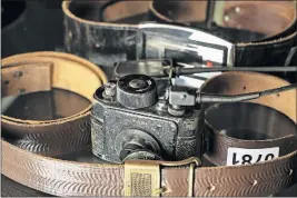  ??  ?? A display of belt cameras.