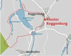  ??  ?? Die Wanderung mit der Chefredakt­ion der Augsburger Allgemeine­n führt um den Roggenburg­er Weiher und den Stürzenwei­her.