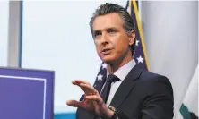  ?? Rich Pedroncell­i / Associated Press 2020 ?? A public health campaign buttressed by lobbyists and labor persuaded Gov. Gavin Newsom to change course on funding.