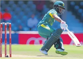  ?? /Richard Huggard/Gallo Images ?? Fleet of foot: Temba Bavuma turns for a second run during his innings of 48 on Sunday. Bavuma opened with Quinton de Kock and the pair put on 119.