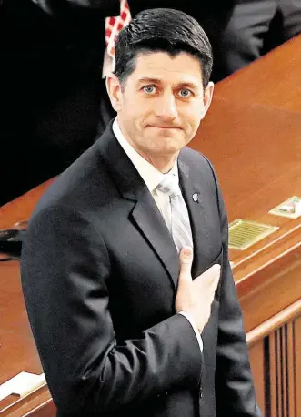  ?? Dalších sto let, řekl Paul Ryan v Poslanecké sněmovně FOTO MAFRA – MICHAL ŠULA ??