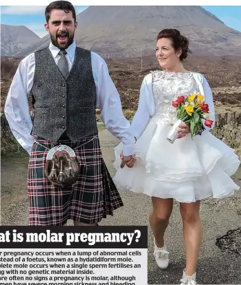  ??  ?? Couple: Siobhan McFarlane and Alexander wed in 2015