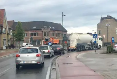  ?? FOTO EVA ?? Ook het centrum van Riemst zal de komende twee weken extra verkeer verwerken te krijgen.