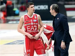  ??  ?? Talento Giordano Bortolani,19 anni, cresciuto nell’Olimpia Milano