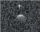  ?? ARECIBO OBSERVATOR­Y ?? A radar image of the near-Earth asteroid 2020 BX12 and its moon.