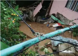  ?? FOTO: EDGAR CHINCHILLA ?? Una de las casitas quedó destrozada.