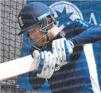  ??  ?? IN FORM: England's Jonny Bairstow trains yesterday.