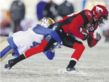  ?? AL CHAREST ?? Stampeders wide receiver Kamar Jorden is embracing the notion his team is the underdog heading into Sunday’s West Final against the Edmonton Eskimos at McMahon Stadium in Calgary.