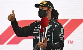  ?? Max Verstappen. Photograph: Andrej Isaković/AFP/Getty Images ?? Lewis Hamilton wins the debut Qatar Grand Prix, closing the gap to championsh­ip rival