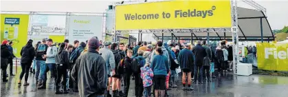  ?? Photo / Supplied ?? Fieldays 2022 has been postponed.