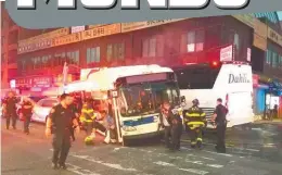  ??  ?? El accidente ocurrió en el distrito de Queens.