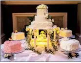  ??  ?? Bride’s cake