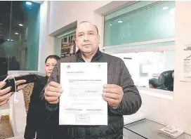  ?? ROBERTO ALANÍS ?? Juan José Aguilar Garnica presentó el documento en la Comisión.