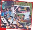  ??  ?? (L to R) Fans celebrate outside the court and Salman’s house in Mumbai