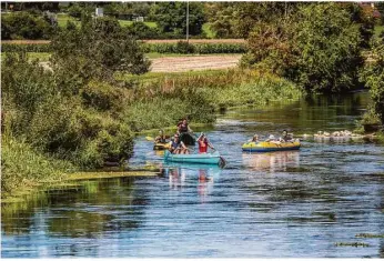  ?? Foto: Archiv/markus Brandhuber ?? Für Wasserfahr­zeuge aller Art ist die Brenzstrec­ke von Bolheim über das Eselsburge­r Tal bis Herbrechti­ngen vom 1. April bis 15. Juli gesperrt. Auch das Baden ist in dieser Zeit verboten. Vom 16. Juli bis 30. September gilt diese Regelung an Wochenende­n.