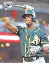  ?? Scott Strazzante / The Chronicle ?? Khris Davis’ 42 homers in 2016 made him the first Bay Area player to reach 40 since 2004.