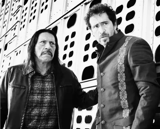  ?? HANDOUT ?? Danny Trejo and Demian Bichi get up to a lot of slicing and dicing in Machete Kills.