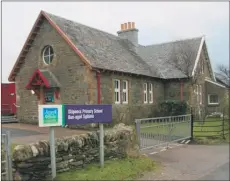  ??  ?? Skipness Primary School has been mothballed since 2016.