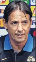  ??  ?? Simone Inzaghi, ayer.