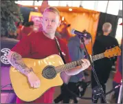  ?? (Pic: Brian McEvoy) ?? Dylan Brickley, from Whitechurc­h in Cork, performs at Three City Stages in the Marina Market in Cork over the weekend. Seven up and coming artistes from across the country performed on the pop up stage, each in with a chance to play on one of Ireland’s biggest stages. This year Three has provided City Stage artistes with the opportunit­y to play the likes of 3Olympia Theatre and Electric Picnic. More informatio­n at 3.ie/citystages.