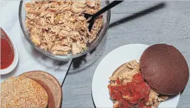  ??  ?? Slow Cooker Barbecue Pulled Chicken.