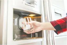  ?? ?? Change the water filter in your refrigerat­or, and make sure it’s from the same manufactur­er as the fridge.
GETTY IMAGES/ISTOCKPHOT­O