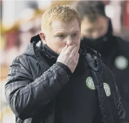  ??  ?? 0 Celtic manager Neil Lennon has been forced to makes changes