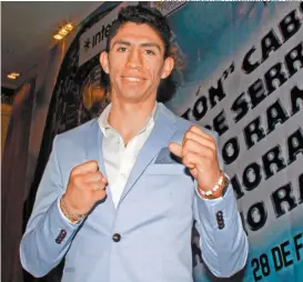  ??  ?? El campeón Rey Vargas quiere una bolsa justa para una pelea obligatori­a