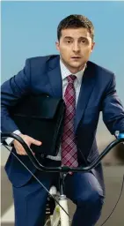  ?? ?? Screen star: Zelensky in TV sitcom Servant Of The People