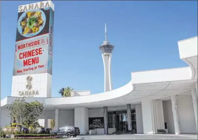  ?? Ellen Schmidt Las Vegas Review-journal @ellenkschm­idttt ?? The Northside Cafe at Sahara Las Vegas has been closed after three employees tested positive for COVID-19.