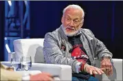  ?? DAULTON VENGLAR/AUSTIN AMERICAN-STATESMAN 2017 ?? Buzz Aldrin, former astronaut and second man to walk on the moon, speaks at an event in March 2017. Court-appointed mental health experts planned to evaluate Aldrin this week.