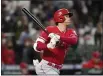  ?? ELAINE THOMPSON — THE ASSOCIATED PRESS FILE The Los Angeles Angels’ Shohei Ohtani won the American League MVP award on Thursday. Ohtani won in a unanimous vote. ??