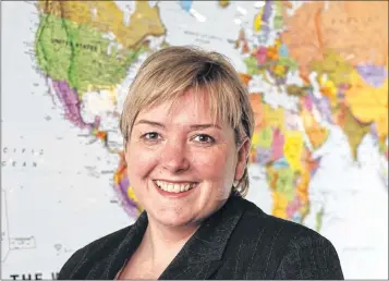  ??  ?? EXCEPTIONA­L RESPONSE: Barrhead Travel chief executive Sharon Munro.