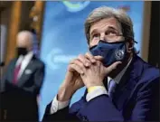  ?? Evan Vucci Associated Press ?? JOHN F. KERRY, the U.S. global envoy for climate change, seeks to rebuild the partnershi­p with China.