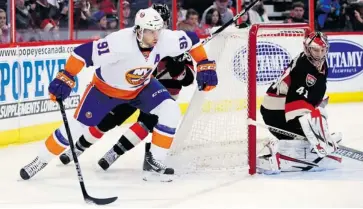  ?? JEAN LEVAC/OTTAWA CITIZEN ?? Locking up John Tavares to a long-term deal last summer proved to be a smart move by the New York Islanders.